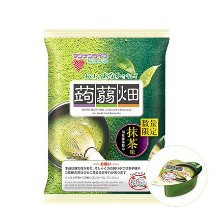 抹茶味 蒟蒻畑 商品ラインナップ 株式会社マンナンライフ 抹茶味 蒟蒻畑 商品ラインナップ 株式会社マンナンライフ